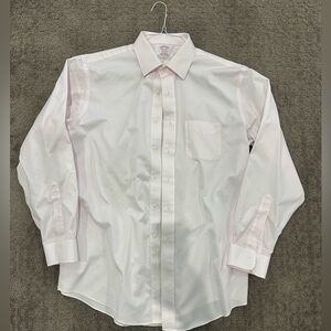 Brooks Brothers 16.5–35 Madison pink dress shirt